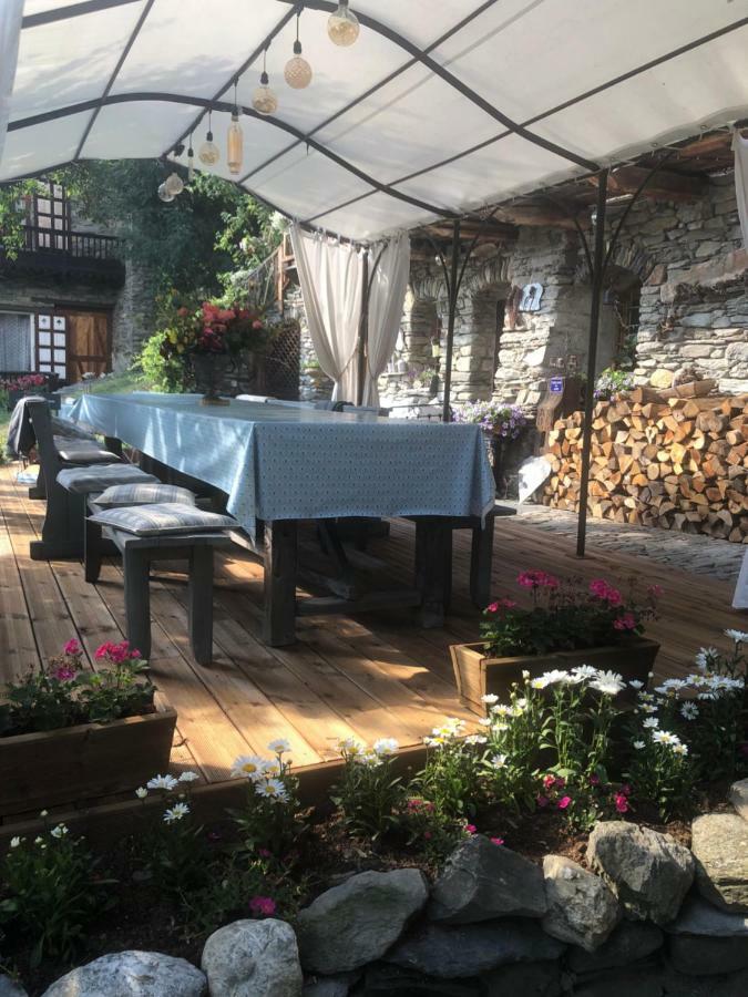 مبيت وإفطار بور سان موريس La Ferme D'Angele المظهر الخارجي الصورة